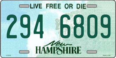 NH license plate 2946809