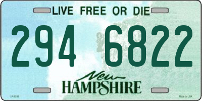 NH license plate 2946822