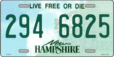 NH license plate 2946825
