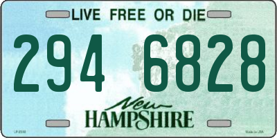 NH license plate 2946828