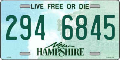 NH license plate 2946845