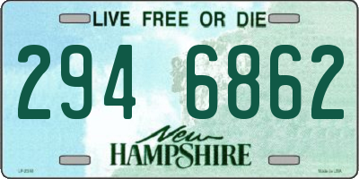 NH license plate 2946862