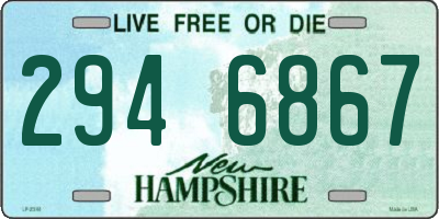 NH license plate 2946867