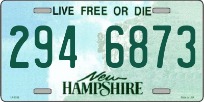 NH license plate 2946873
