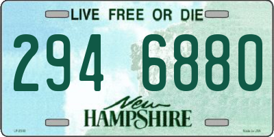 NH license plate 2946880
