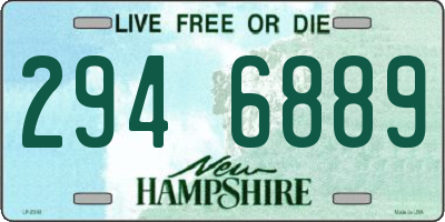 NH license plate 2946889