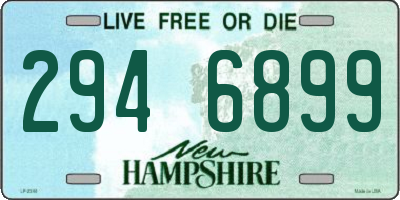 NH license plate 2946899