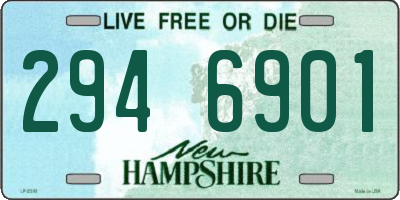 NH license plate 2946901