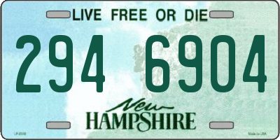 NH license plate 2946904