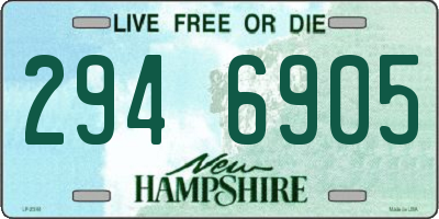 NH license plate 2946905