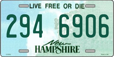 NH license plate 2946906