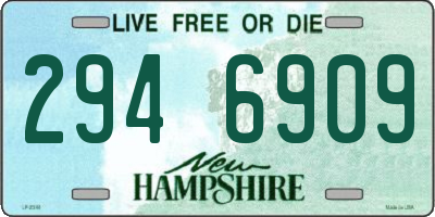 NH license plate 2946909