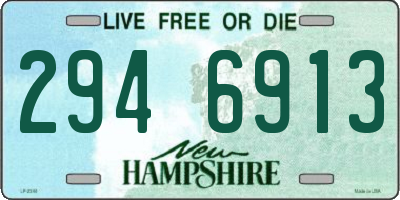 NH license plate 2946913