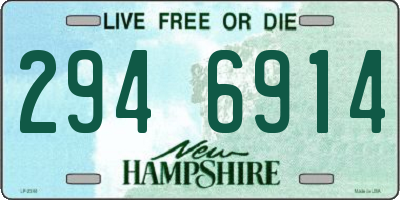 NH license plate 2946914