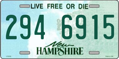 NH license plate 2946915