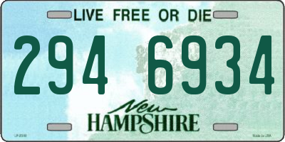 NH license plate 2946934