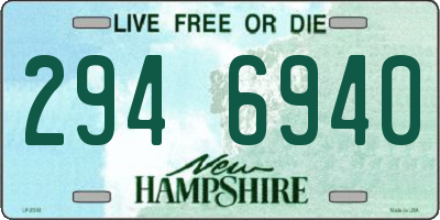 NH license plate 2946940