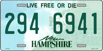 NH license plate 2946941