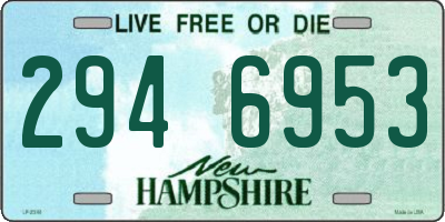 NH license plate 2946953