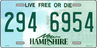 NH license plate 2946954