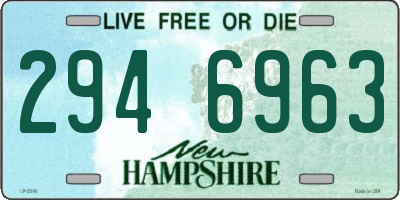 NH license plate 2946963