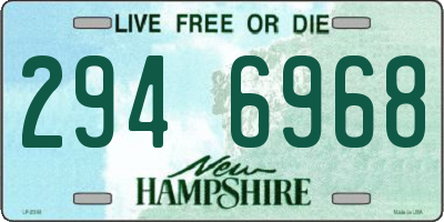 NH license plate 2946968