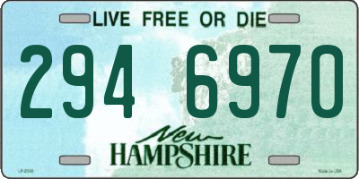NH license plate 2946970