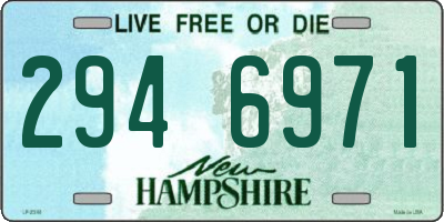 NH license plate 2946971