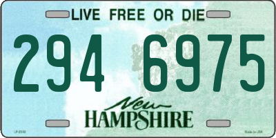 NH license plate 2946975