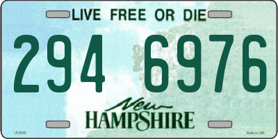 NH license plate 2946976