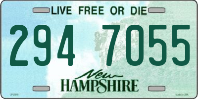 NH license plate 2947055