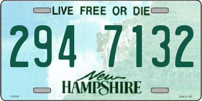 NH license plate 2947132