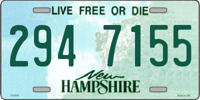 NH license plate 2947155