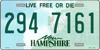 NH license plate 2947161