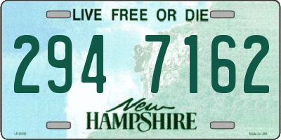 NH license plate 2947162