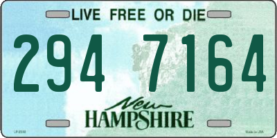 NH license plate 2947164