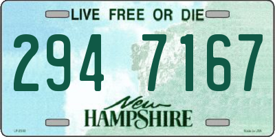 NH license plate 2947167