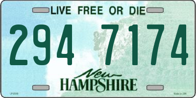 NH license plate 2947174