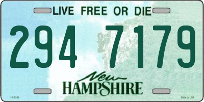 NH license plate 2947179