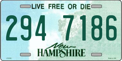 NH license plate 2947186