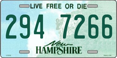 NH license plate 2947266