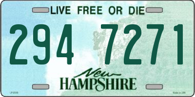 NH license plate 2947271