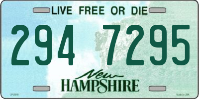 NH license plate 2947295