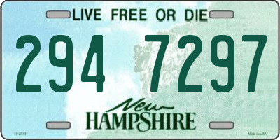 NH license plate 2947297