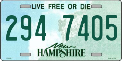 NH license plate 2947405