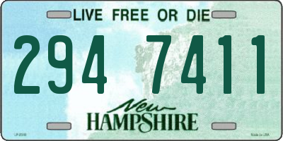 NH license plate 2947411