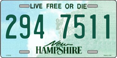 NH license plate 2947511