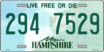 NH license plate 2947529