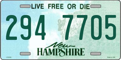 NH license plate 2947705