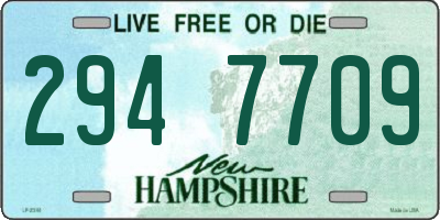 NH license plate 2947709
